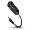 Carte Réseau USB-C 3.1 Axagon ADE-SRC vers RJ45 Gigabit (Gris)
