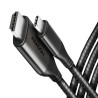 Câble Adaptateur Axagon USB-C vers HDMI 2.0a 1,8m MM (Noir)