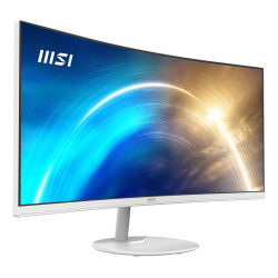 Ecran incurvé 34" MSI Pro MP341CQ UWQHD 100Hz (Blanc)
