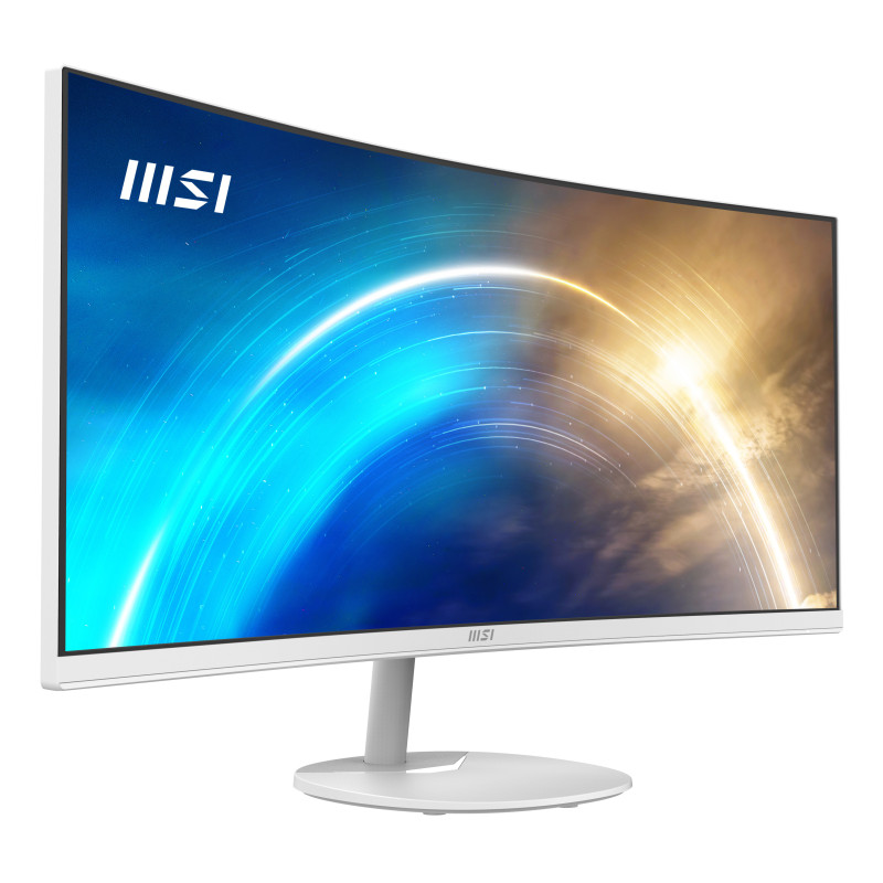 Ecran incurvé 34" MSI Pro MP341CQ UWQHD 100Hz (Blanc)