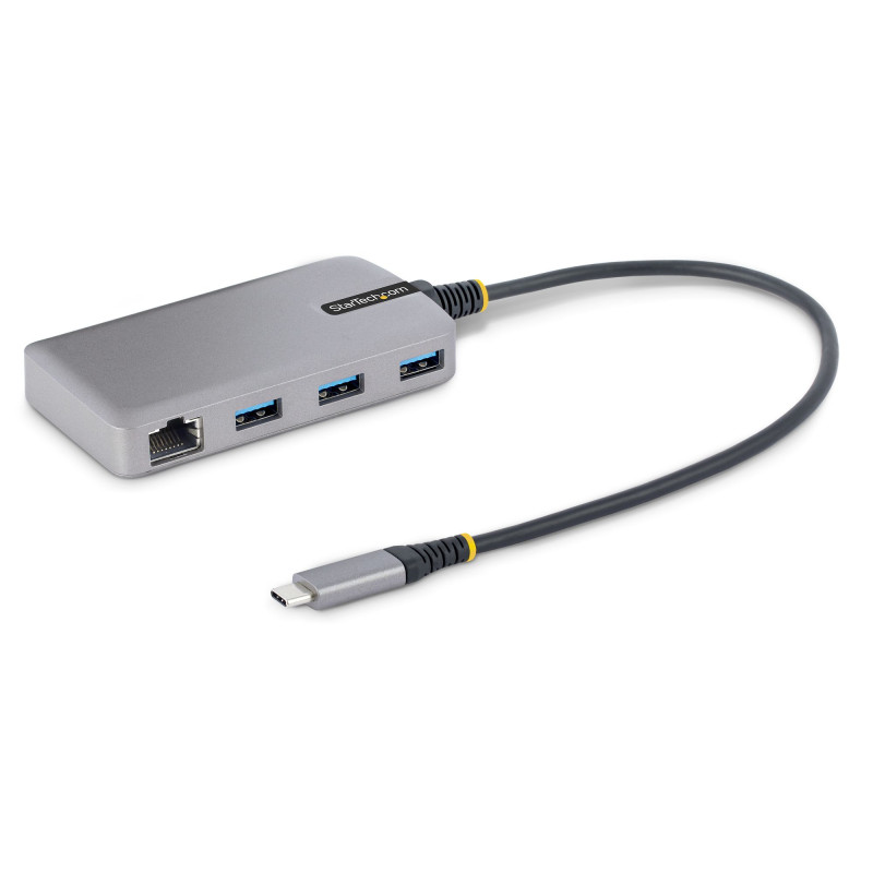 Dockstation StarTech USB-C USBA RJ45 Auto-Alimenté avec Câble de 30 cm