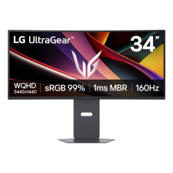 Ecran incurvé 34" LG UltraGear G6 34G600A-B4K Ultra HD 160Hz (Noir)